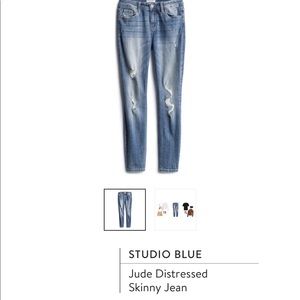 Studio Blue - Stic Fix - distressed jeans